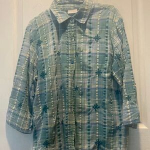 Kim Rogers - Plaid Blouse